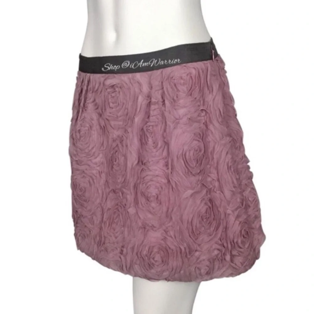 J.Crew tulle orchid pink/lavender rosette bubble skirt *shop@iamwarrior